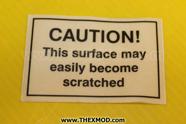 Decal - Caution! - 40mm x 60mm - 2 0082-558-1