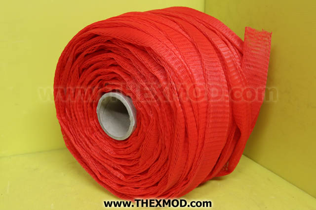 Platic Netting Sleeve - Expandable - Red-1