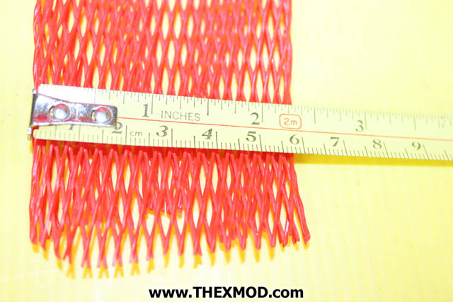 Platic Netting Sleeve - Expandable - Red-3