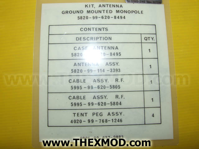 Kit - Ground Mounted Antenna - SD3/266322PD-2