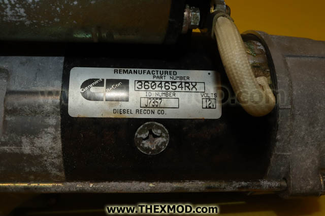 Starter motor recon - 6083504488RX 3604654RX-2