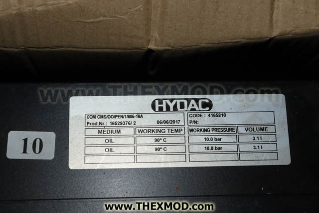 Cooling Mobile System - HYDAC COM CMS/OO/PEN/1/806-16A-2