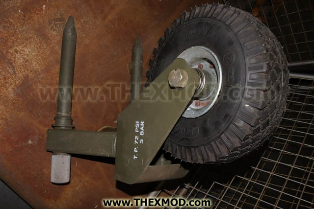 Wheel and Support bracket - T.P 72 PSI 5 Bar-1