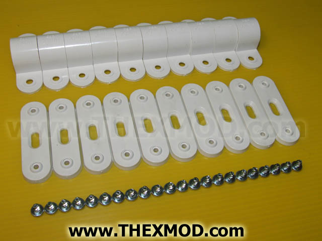 Clamp - 20mm -  PVC  - Pack of 10-1