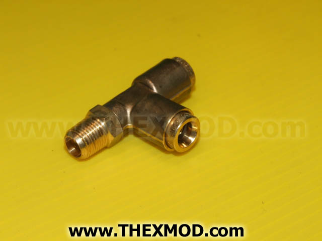 Adapter - Tee - 1/8 BSP - 6.35mm Tube - 91105387-1