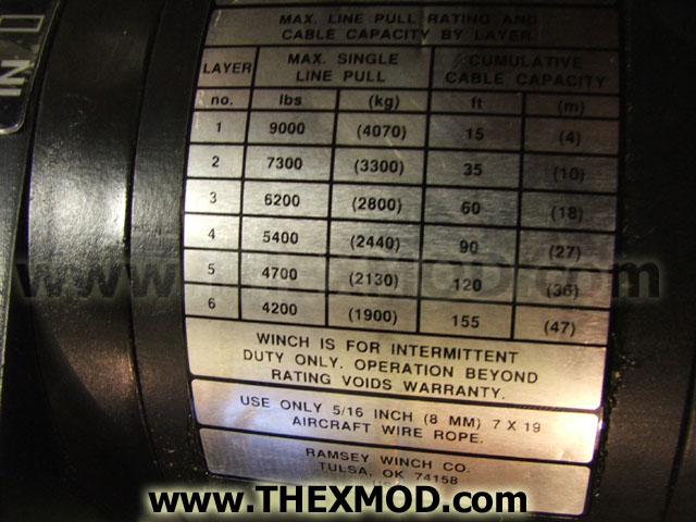 Winch - Ramsey - REP 9000x (24V - 4000 KG)-3