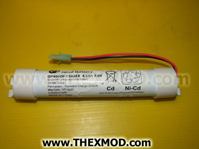 Battery Pack - Emergency Lighting Module - 3/NICKEL2/0-1
