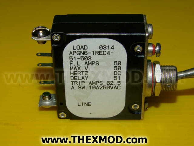 Breaker - 50A - With Switch - APGN6-1 REC451-503-3