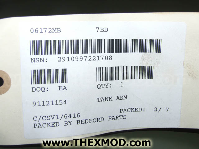 Tank - Fuel - 154 Liters - 91121154-3