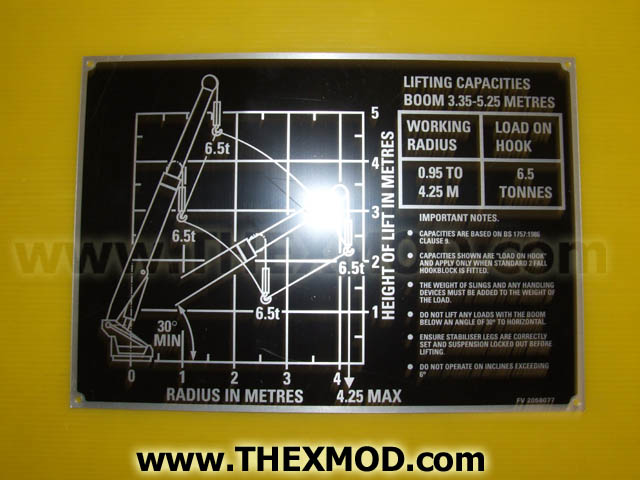 Instruction Plate - FV2058077-1