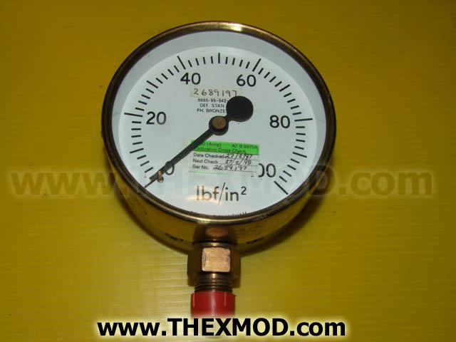 Gauge Dial - BS1780-1960, F1G 501/5S-1