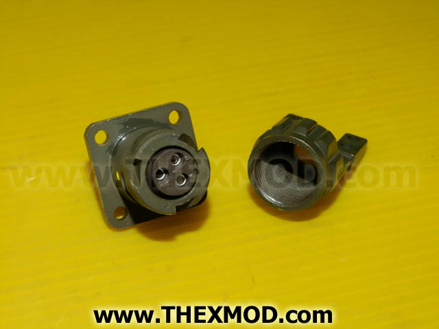 Connector Rec Elect Straight - ABB03E/C10SL-3SSN-2