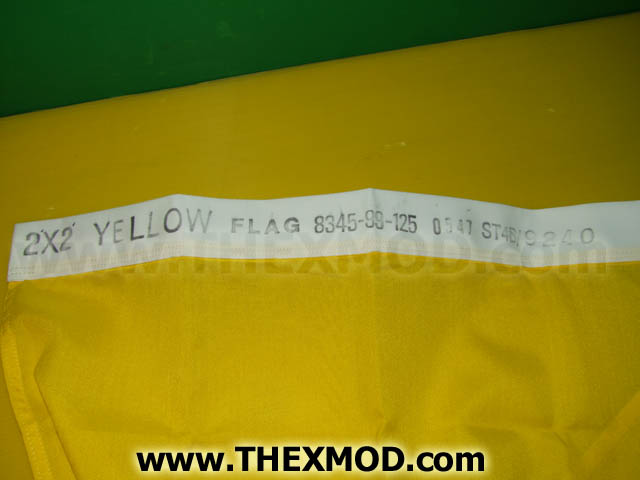 Yellow Flag - 2ft x 2ft 2in - H8/HH0942-1