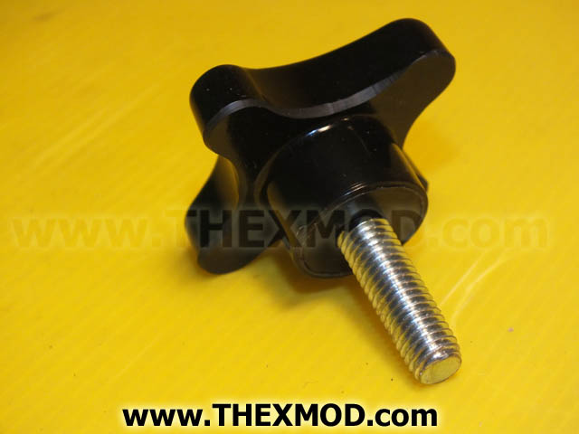 Knob Plastics Stud Fluted 50mm W - 1261/MB-1