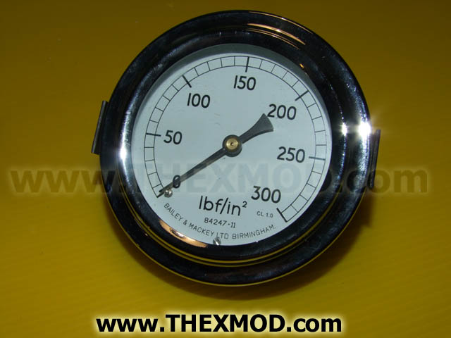 Gauge Pressure Dial Indicating Dual Scale PSI & B-1