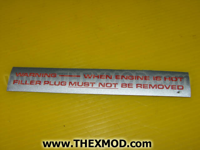 Label - Hot Engine - ERR321 | MRC7253-1