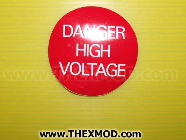 Label - Danger High Voltage - V038640-1