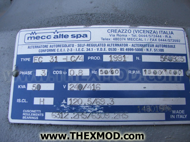Generator Alternator - 50 KVA - 415V - 50 HZ-5