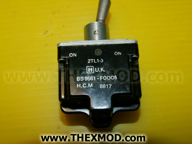 Switch - Toggle - 1 On / 1Off - 15 Amp Max - 2TL1-3-3