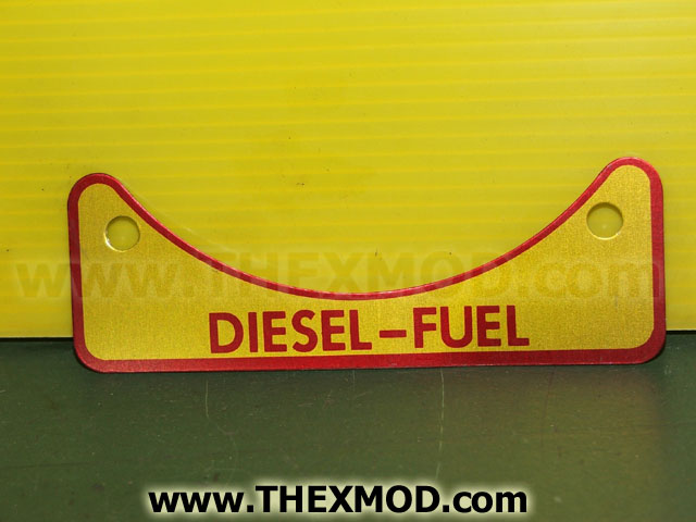 BADGE - DIESEL FUEL - 502951-1