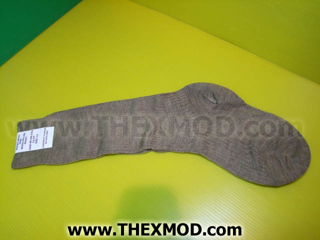 Socks - Mens - Khaki - Size 3 - 5-1