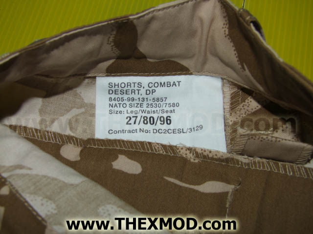 Shorts - Desert Combat - SIZE 27/80/96-2