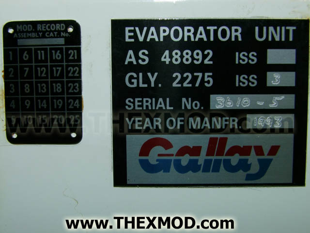 Evaporator Assemble Unit - AS48892 - GLY2275-3