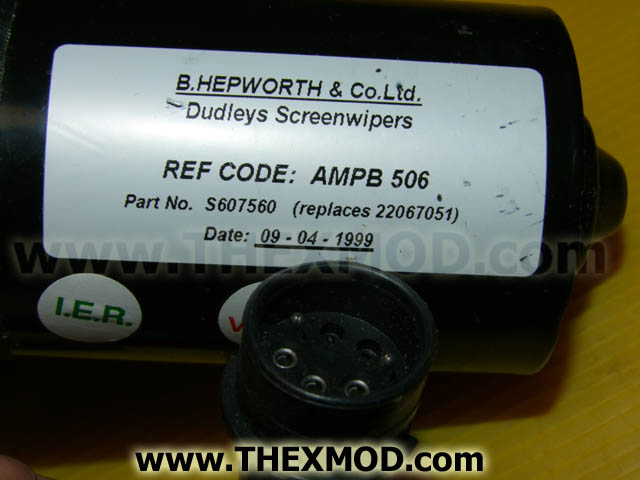 Motor Windscreen Wiper Electrical 24V - 76267 AMP-3