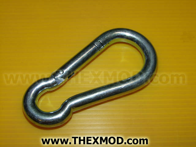 Snap Hook Steel Oval - DIN 5299 C100 BK-1