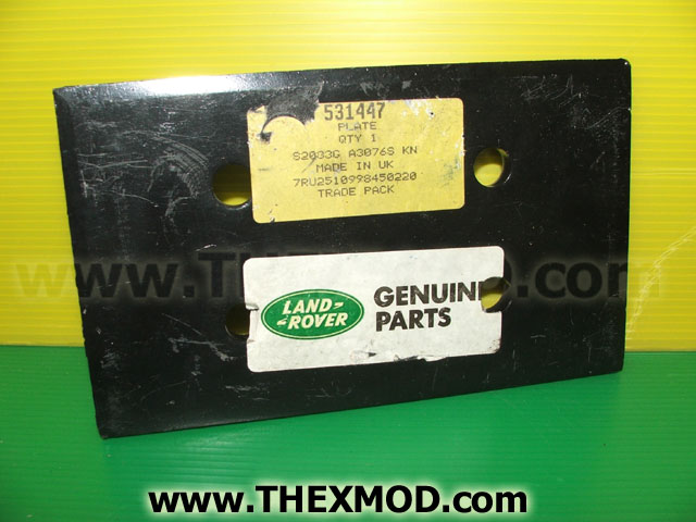 Plate - Steel - 7-1/2 IN LG - 4-1/2 IN WD - 3/8IN-1