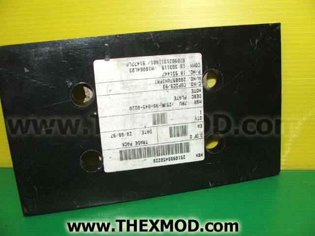 Plate - Steel - 7-1/2 IN LG - 4-1/2 IN WD - 3/8IN-2