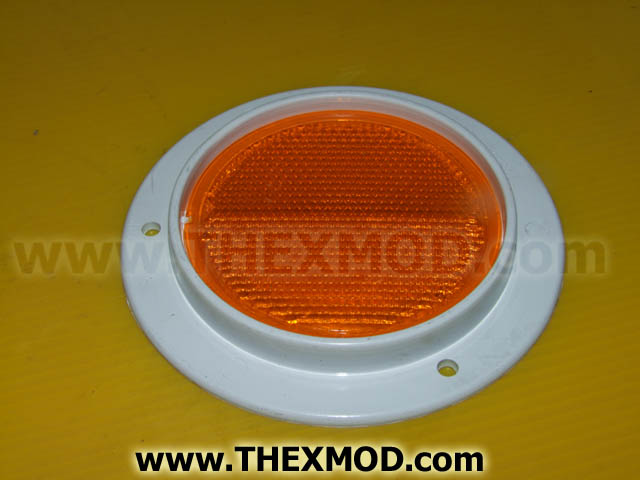 Reflector - Screw on - Amber - 4.5 IN -1