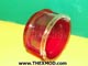Lens - Red - With Clear Window - Rubbolite - 1650-2
