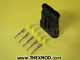 Connector - Superseal - 5 Way - Male- Durite : 0-011-55-2