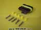 Connector - Superseal - 5 Way - Female - Durite : 0-011-65-1